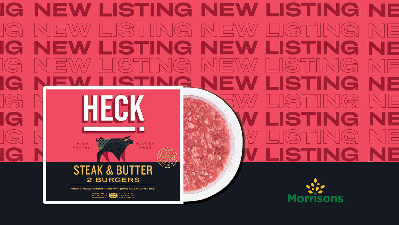 HECK! Steak & Butter Burgers Just Landed in Morrisons