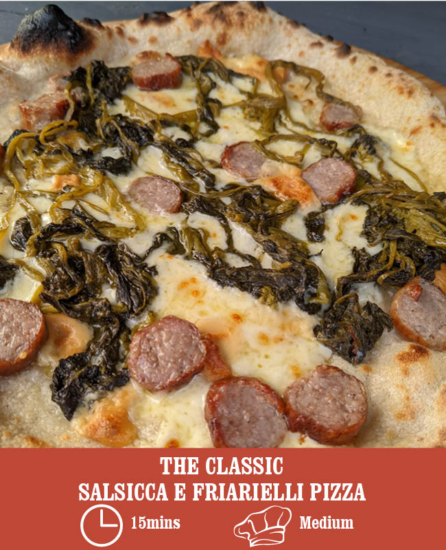 The Classic Salsiccia e Friarielli Pizza (Neapolitan style)