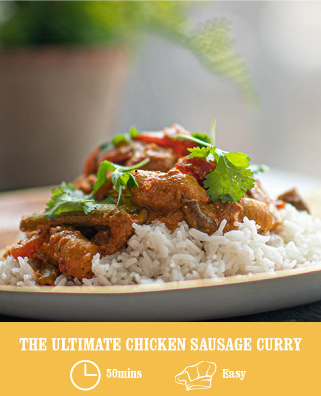The Ultimate Chicken Sausage Curry