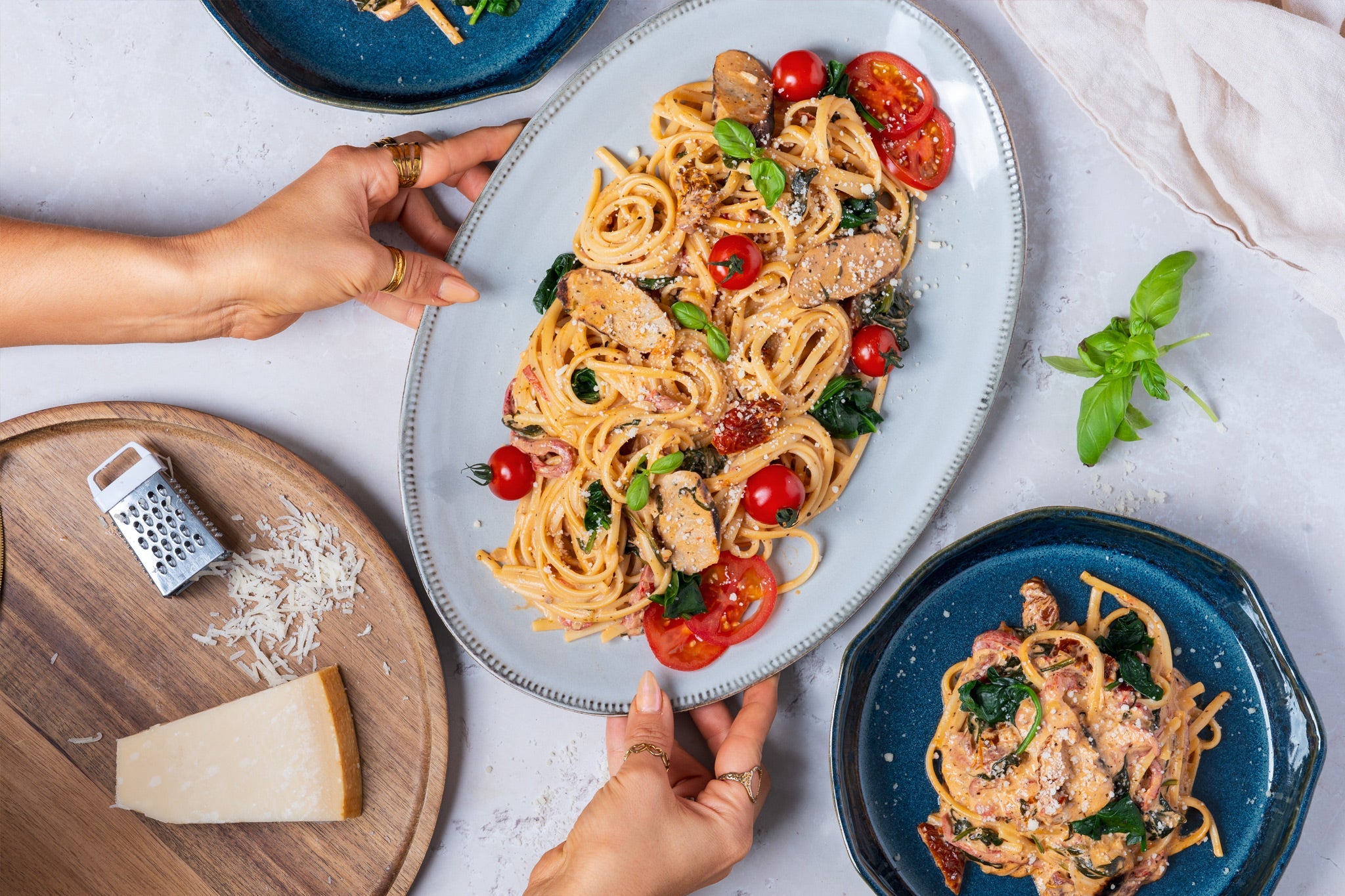 Tuscan Chicken Italia Sausage Pasta