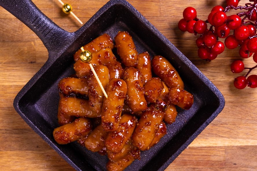 Honey and mustard cocktails