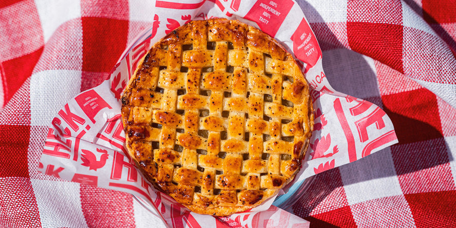 Pork spiced apple pie