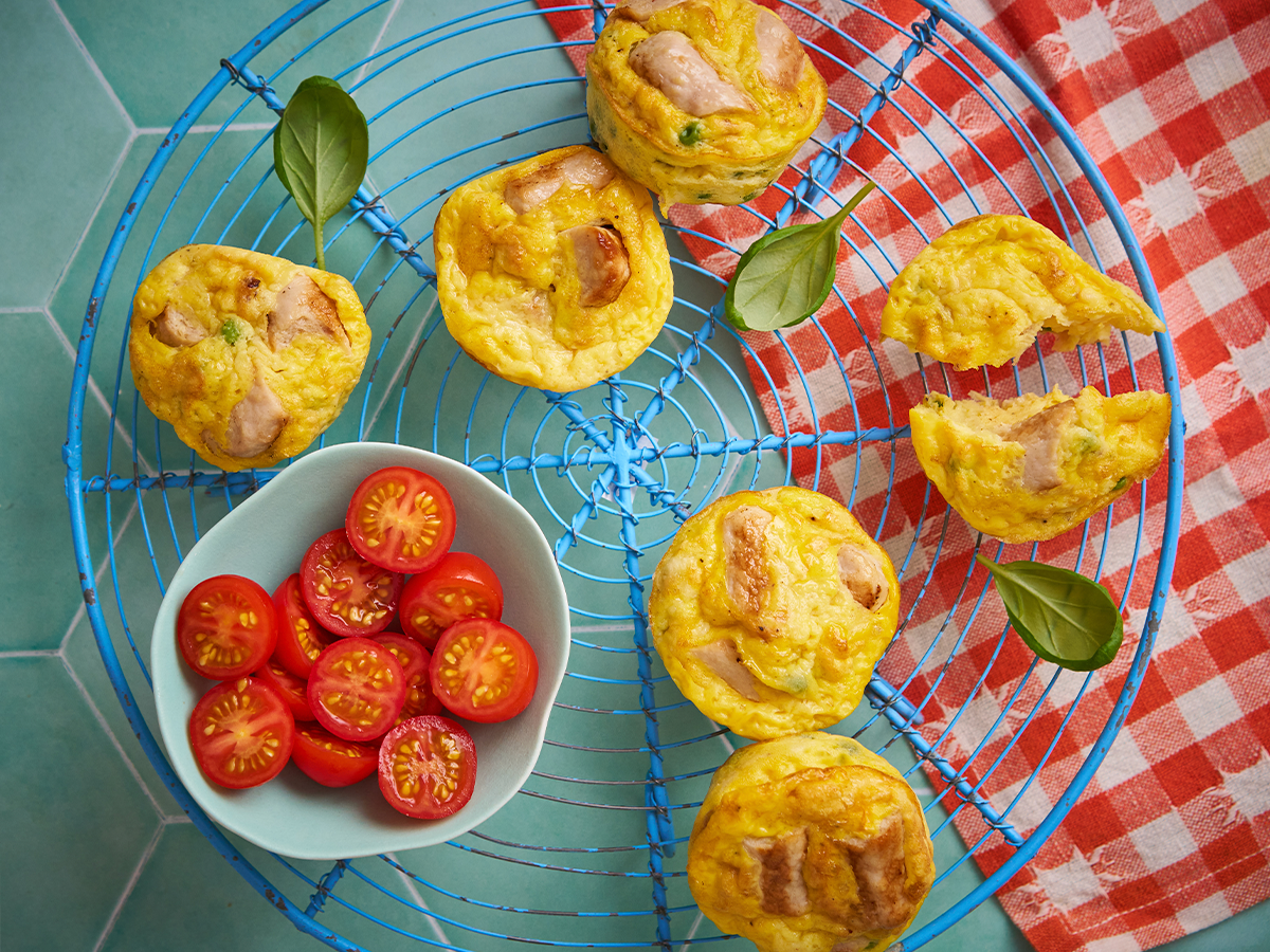 Sausage & Veggie Frittata Egg Muffins