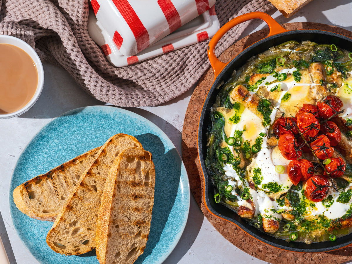 Italian Sausage Shakshuka Verde