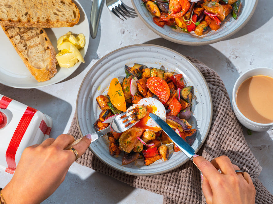 Simply Chicken Sausage & Rainbow Veg Hash