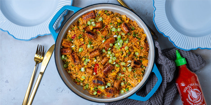 Sriracha Egg Fried Rice