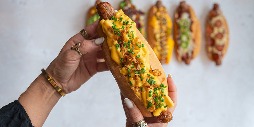 Mac n’ cheese dog