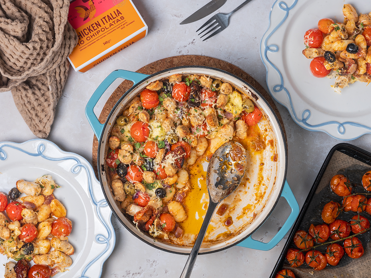 Chicken Italia Gnocchi traybake