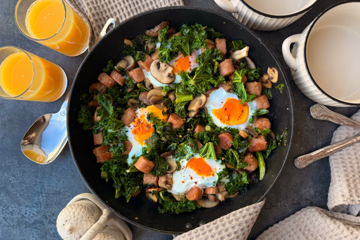 Green goodness one pan brunch