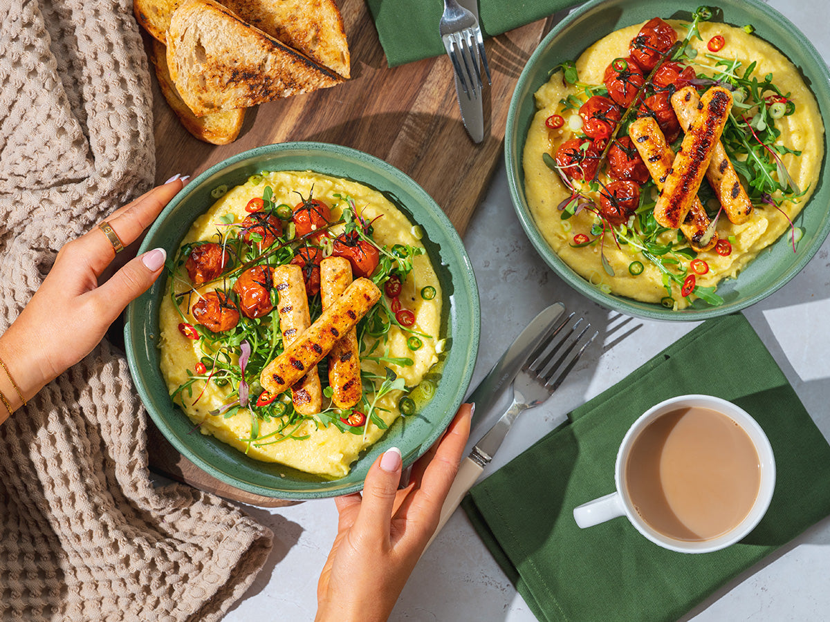 Italian Sausage & Polenta Brunch Bowl