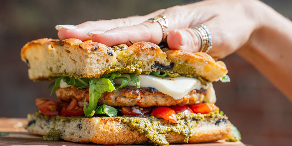 BBQ Italian burger