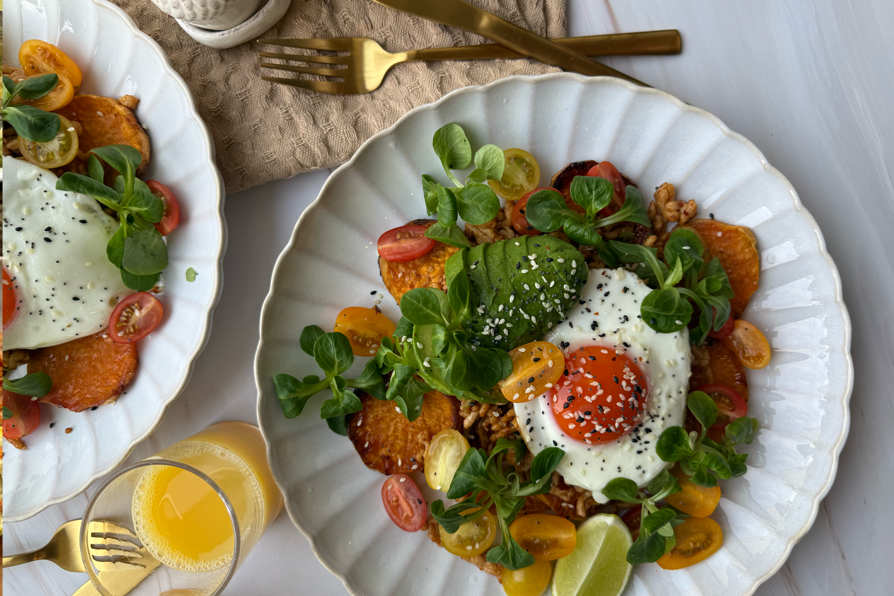 Sweet potato & chicken nachos