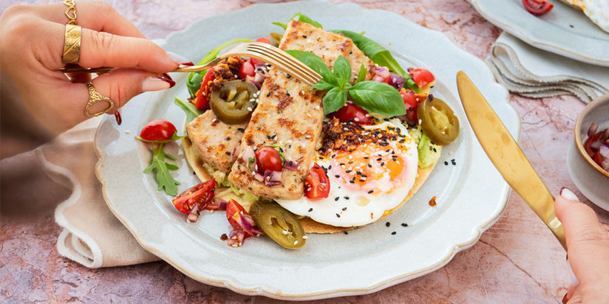 Chicken Italia brunch wrap