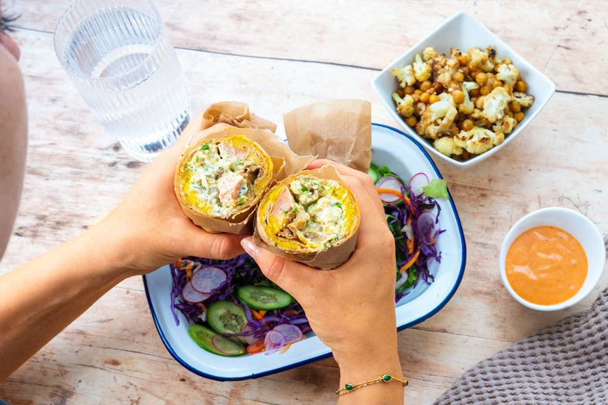HECK! meat-free sausage bombay burrito