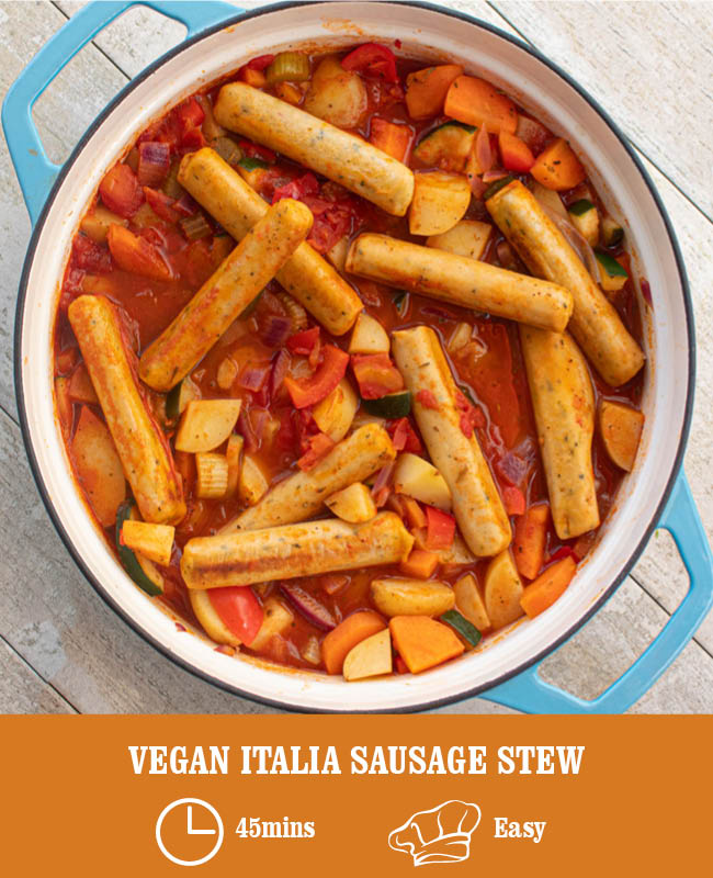 Vegan Italia Sausage Stew