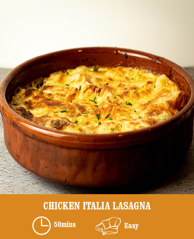 Chicken Italia Lasagna