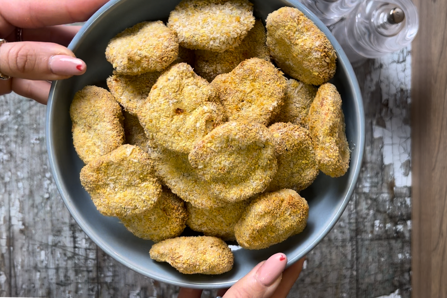 3 Ingredient Healthy Chicken Nuggets