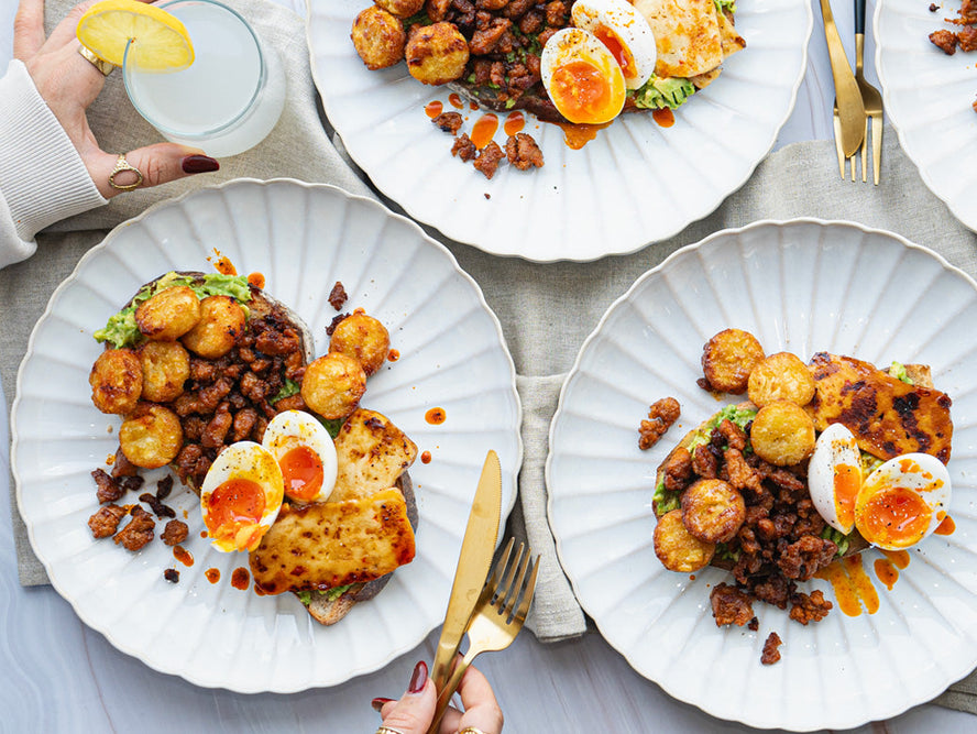 Chorizo-style brunch