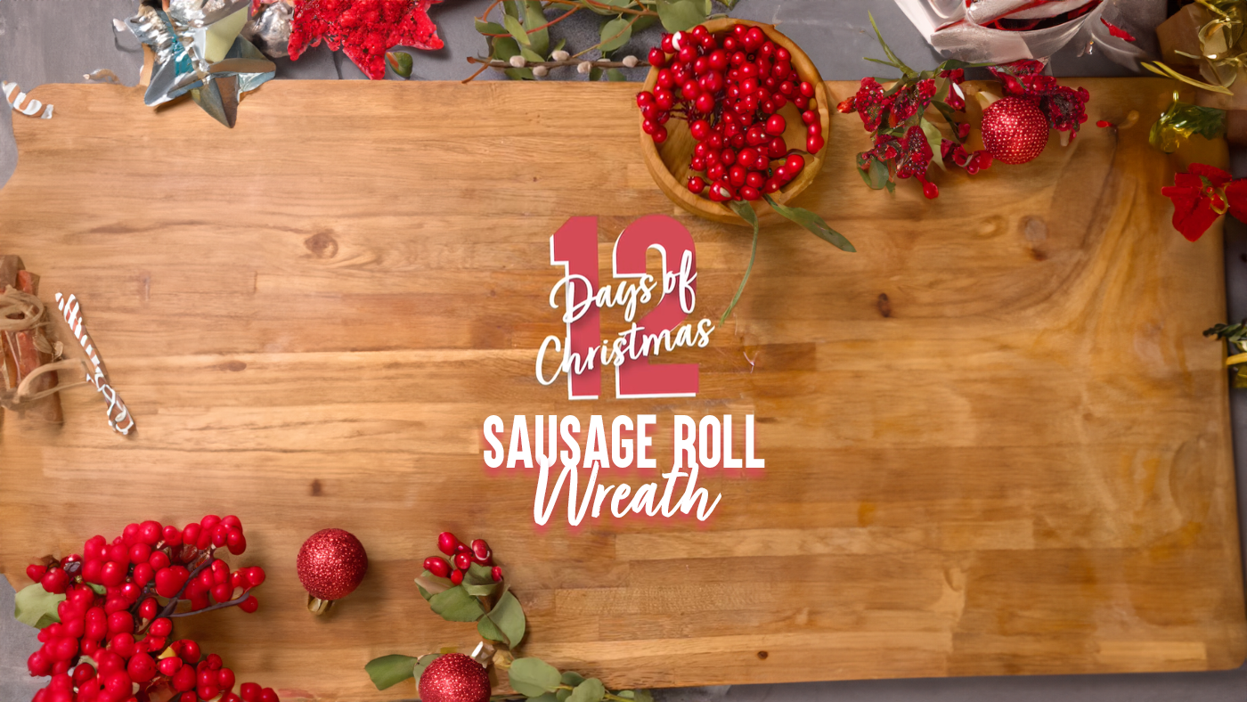 12 Days of Christmas Recipes: Sausage Roll Wreath