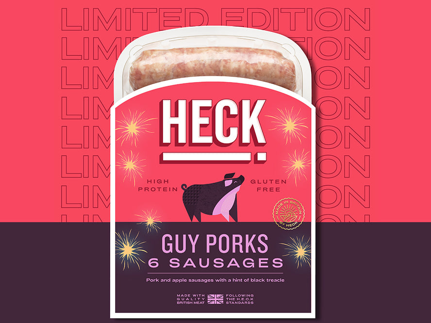 HECK! Guy Porks Sausages are Back to Ignite Your Bonfire Night Feast