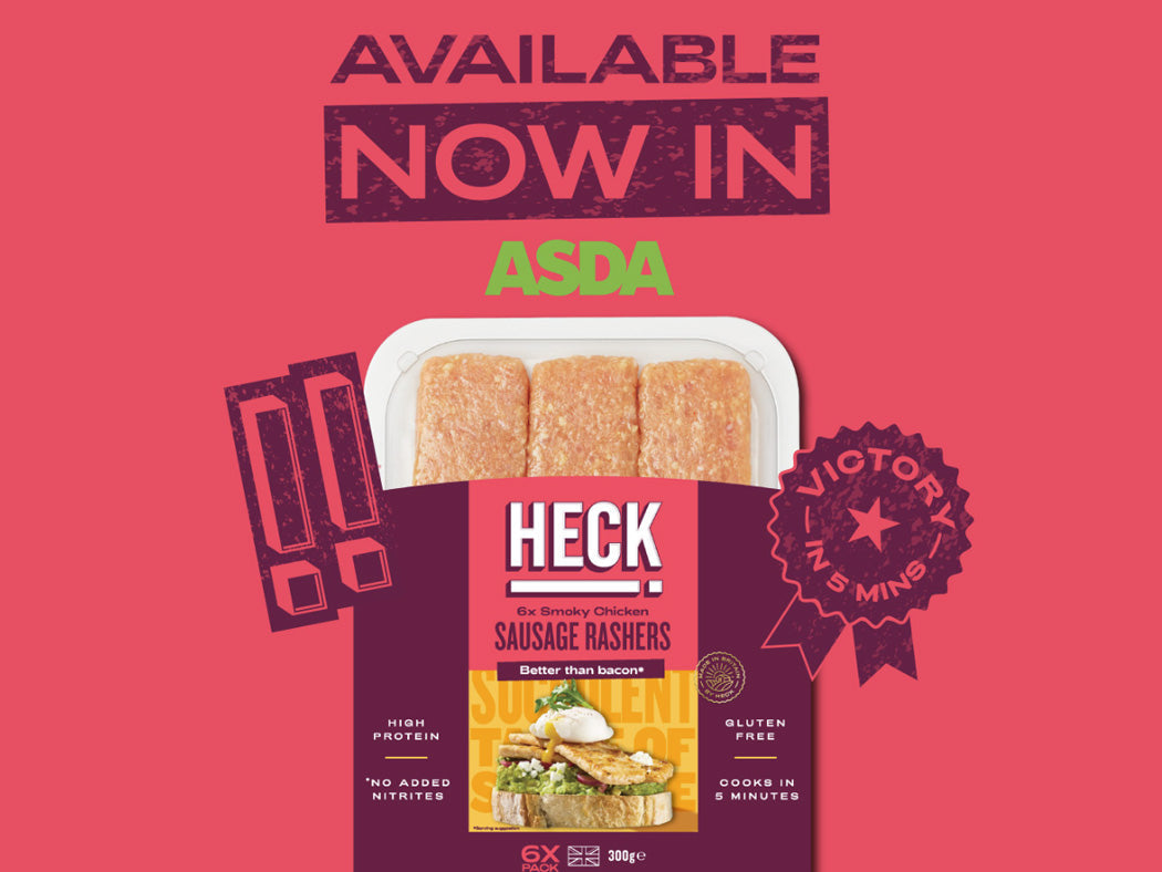 Lighten Up Your Brunch with HECK! Chicken Sausage Rashers in Asda ...