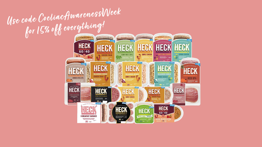 Get 15% off Your Next HECK! Online Order for Coeliac Awareness Week
