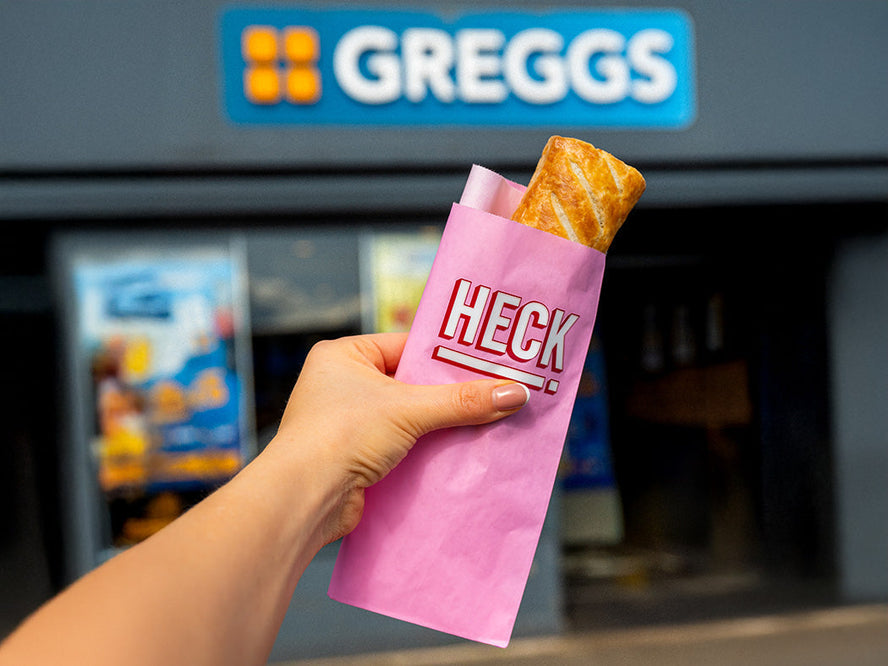 A HECK! x Gregg’s Sausage Roll Surprise this April Fools’