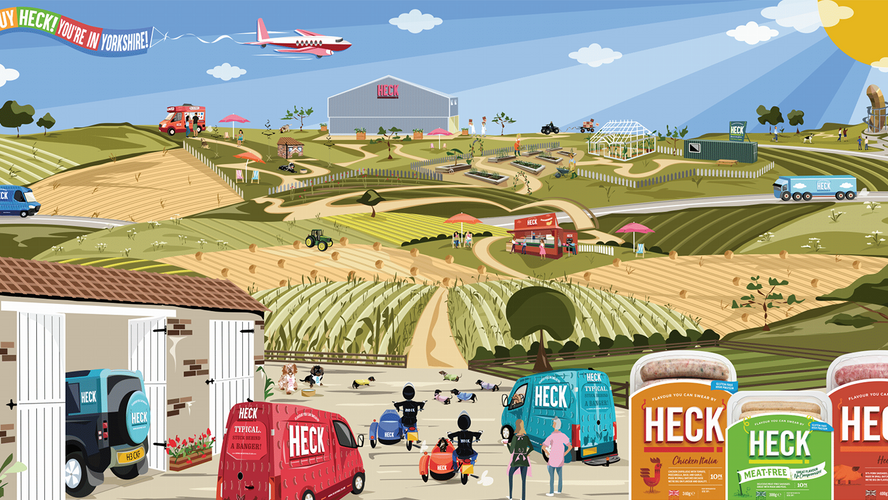 Have you Seen HECK’s Mural in Leeds Bradford Airport?