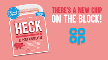 Find HECK! Pork Chipolatas in Co-op Stores Today