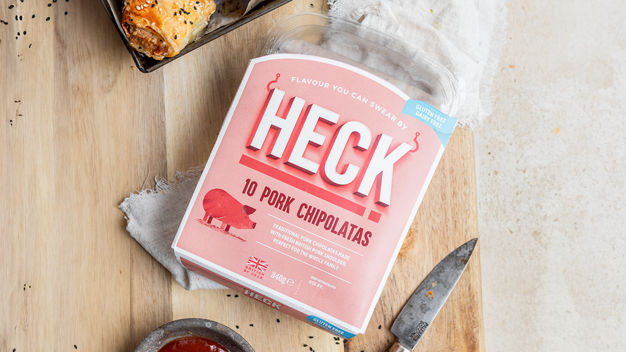 Feed the Family with HECK! Pork Chipolatas, in Tescos Now!
