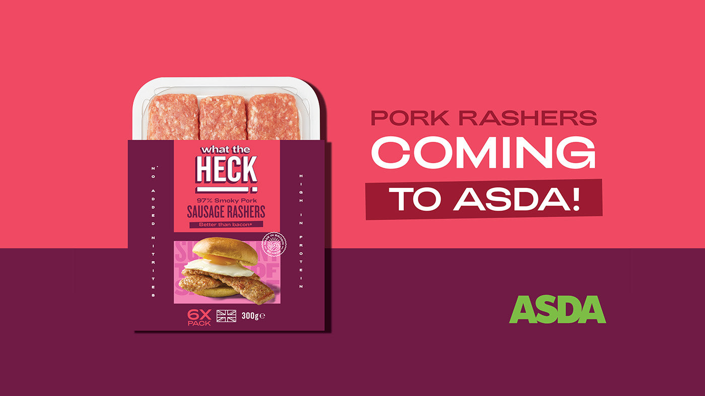 Sizzle into September with HECK! Pork Sausage Rashers, in Asda Soon!