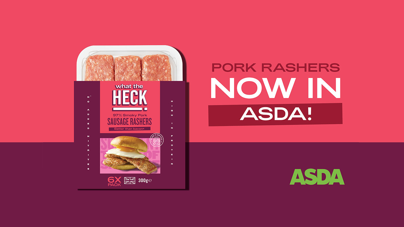 Head Down to Asda Today and Fry Up Some HECK! Pork Sausage Rashers