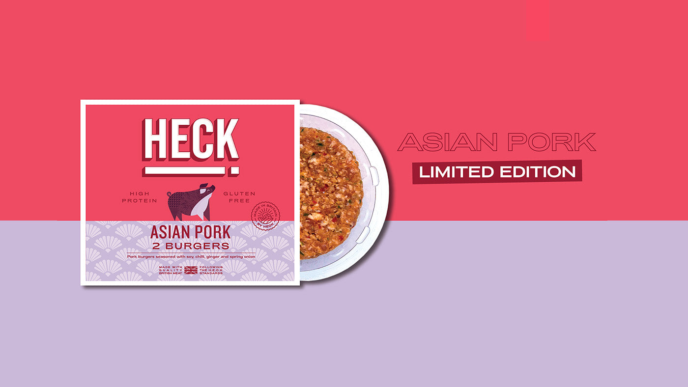 Savour the Flavours of the East with HECK! Asian Pork Burgers 