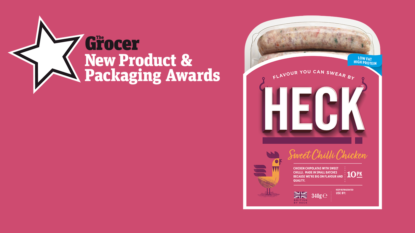 HECK! Awarded Silver at The Grocer New Product & Packaging Awards