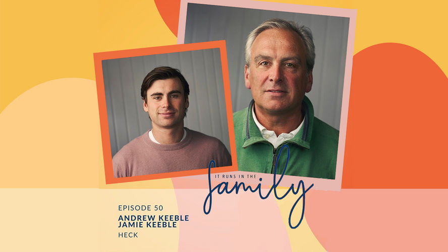 Listen to Andrew & Jamie Keeble’s It Runs In The Family Podcast