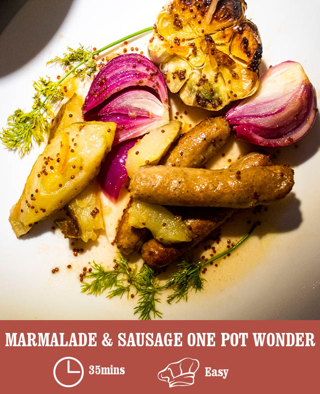 Marmalade & Sausage One Pot Wonder
