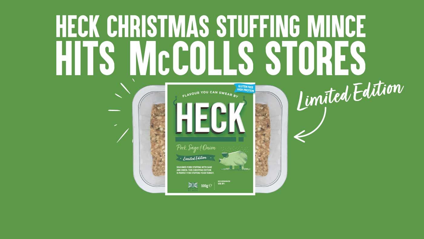 HECK Christmas Stuffing Mince Hits McColls Stores