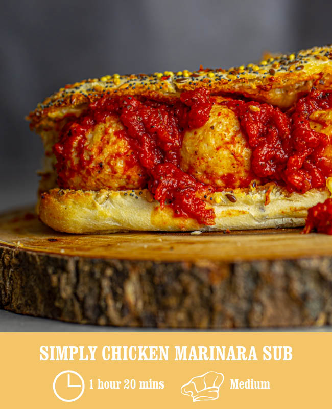 Simply Chicken Marinara sub