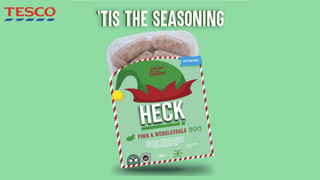 Tesco Welcomes HECK! Pork, Wensleydale & Cranberry Cocktail Sausages for Christmas