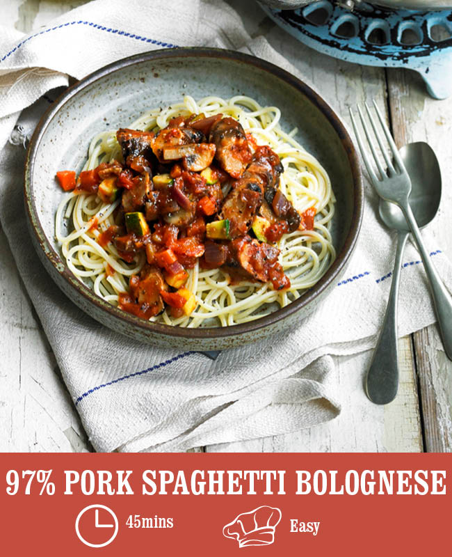 Sausage Spaghetti Bolognese