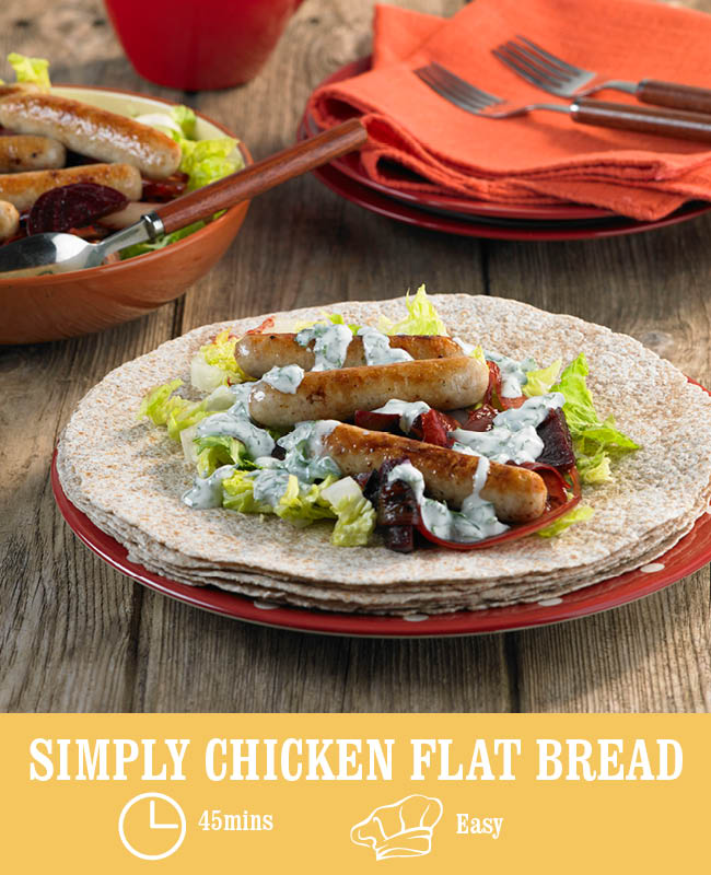 Simply Chicken Flatbreads