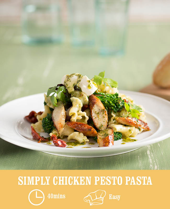 Simply Chicken Pesto Pasta