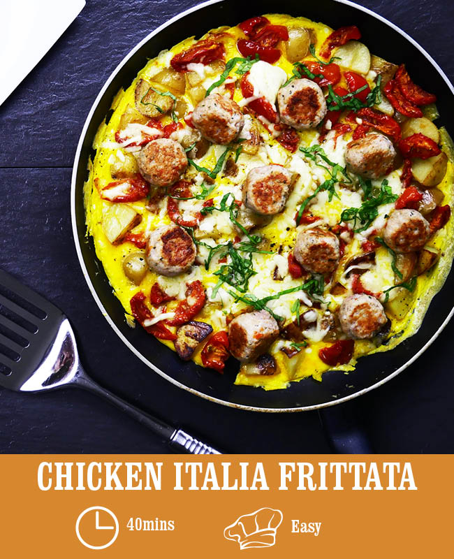 Chicken Italia Frittata