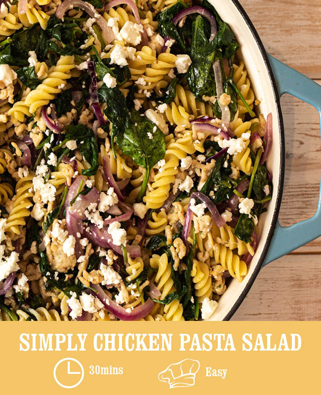 Simply Chicken Pasta Salad