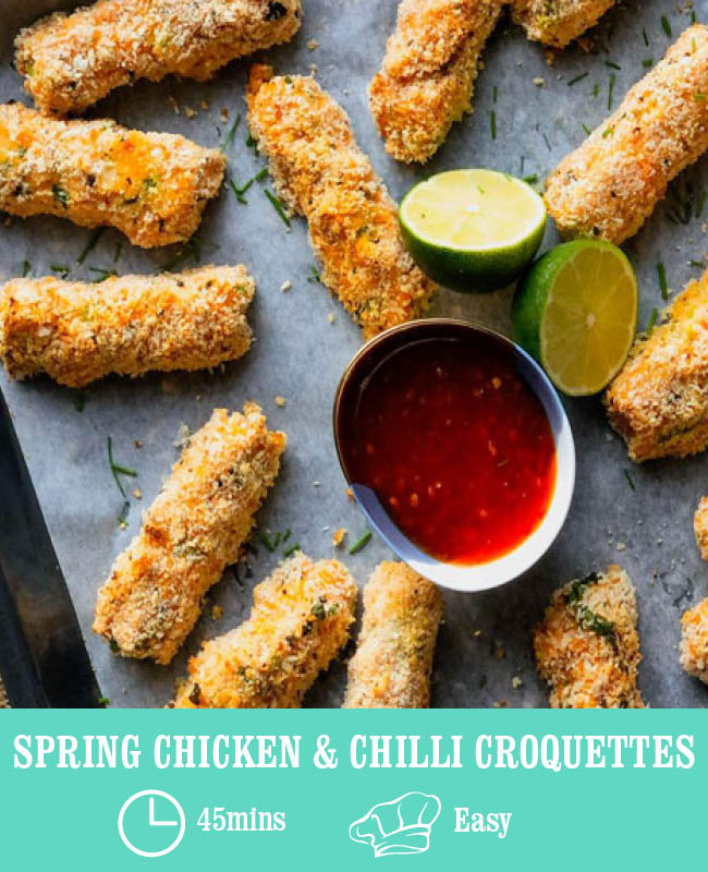 Spring Chicken & Chilli Croquettes