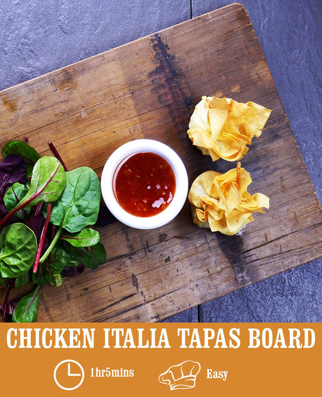 Chicken Italia Tapas Board