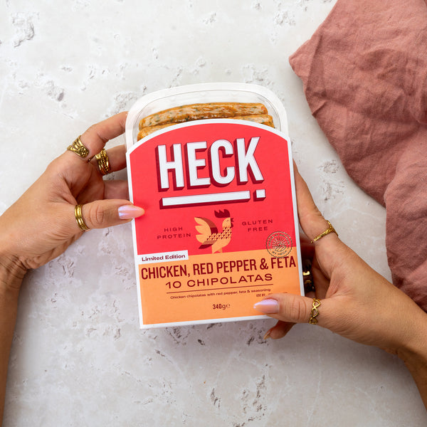 Chicken, Red Pepper & Feta Chipolatas