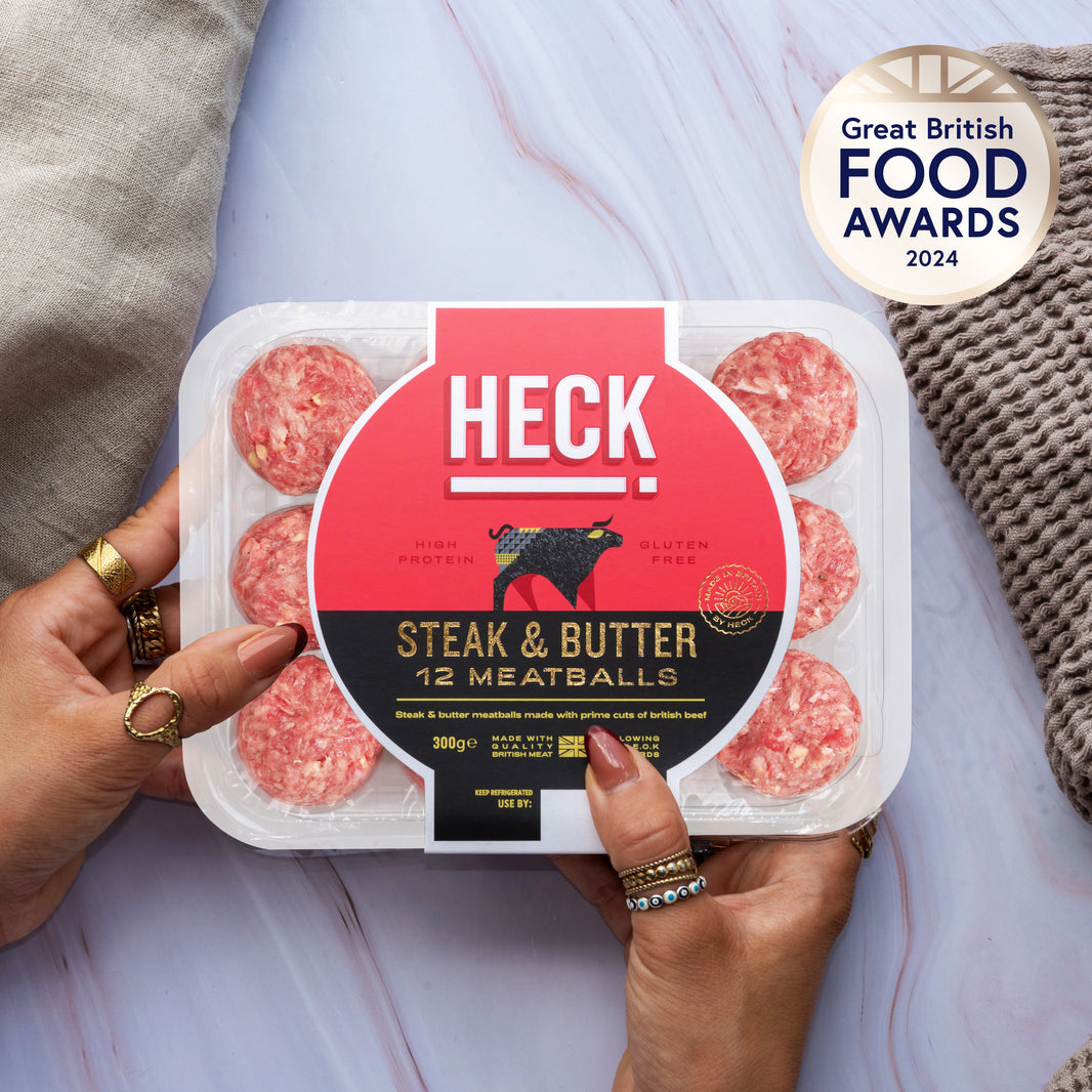 HECK Smoky Chicken Sausage Rashers | Better Than Bacon? | From The UK's ...